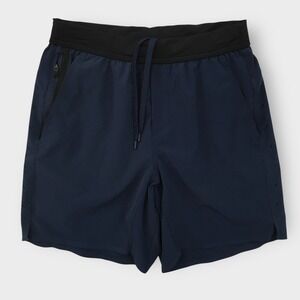 Ten Thousand Mens Interval Shorts Running Athletic‎ Gym Workout Navy Blue Small